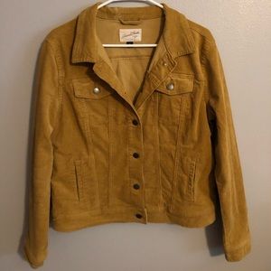 Mustard color corduroy jacket